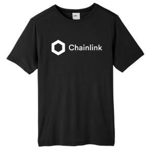 Chainlink LINK Logo, Chainlink Crypto Logo Blockchain DeFi Tall Fusion ChromaSoft Performance T-Shirt