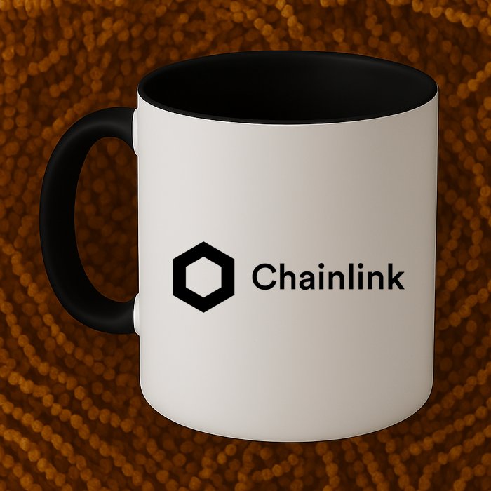 Chainlink LINK Logo, Chainlink Crypto Logo Blockchain DeFi Mug