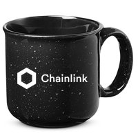 Chainlink LINK Logo, Chainlink Crypto Logo Blockchain DeFi 15oz Campfire Ceramic Mug