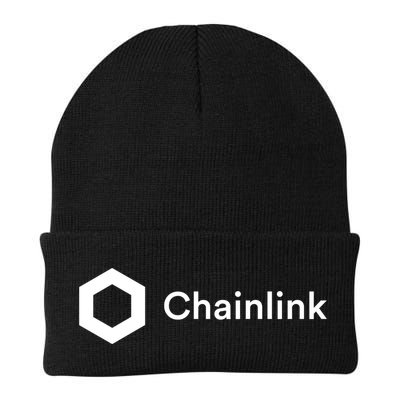 Chainlink LINK Logo, Chainlink Crypto Logo Blockchain DeFi Beanie