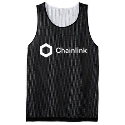 Chainlink LINK Logo, Chainlink Crypto Logo Blockchain DeFi Mesh Reversible Basketball Jersey Tank