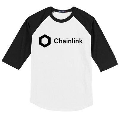 Chainlink LINK Logo, Chainlink Crypto Logo Blockchain DeFi Baseball Sleeve Shirt