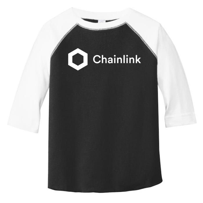 Chainlink LINK Logo, Chainlink Crypto Logo Blockchain DeFi Toddler Fine Jersey T-Shirt