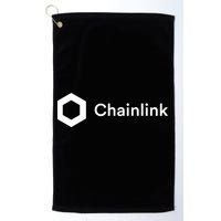 Chainlink LINK Logo, Chainlink Crypto Logo Blockchain DeFi Golf Towel
