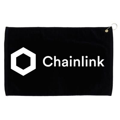 Chainlink LINK Logo, Chainlink Crypto Logo Blockchain DeFi Grommeted Golf Towel