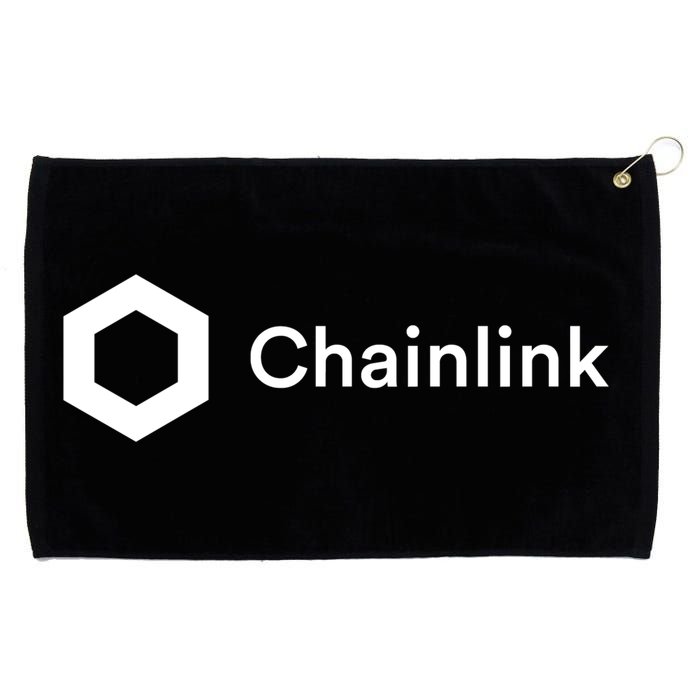 Chainlink LINK Logo, Chainlink Crypto Logo Blockchain DeFi Grommeted Golf Towel