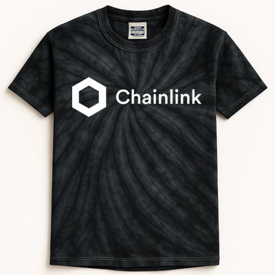 Chainlink LINK Logo, Chainlink Crypto Logo Blockchain DeFi Kids Tie-Dye T-Shirt