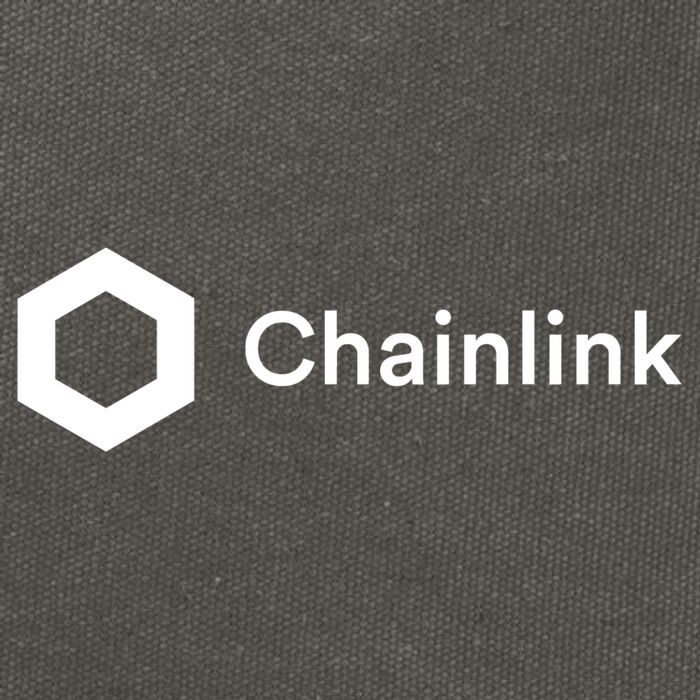Chainlink LINK Logo, Chainlink Crypto Logo Blockchain DeFi Cotton Canvas Backpack