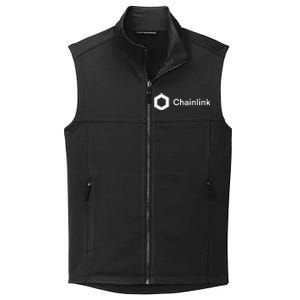 Chainlink LINK Logo, Chainlink Crypto Logo Blockchain DeFi Collective Smooth Fleece Vest