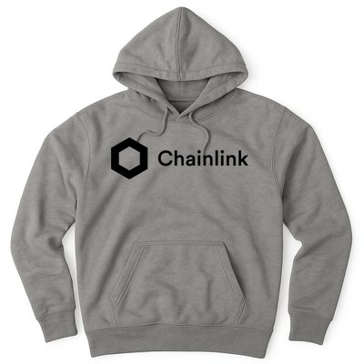 Chainlink LINK Logo, Chainlink Crypto Logo Blockchain DeFi Hoodie