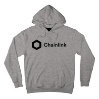 Chainlink LINK Logo, Chainlink Crypto Logo Blockchain DeFi Hoodie