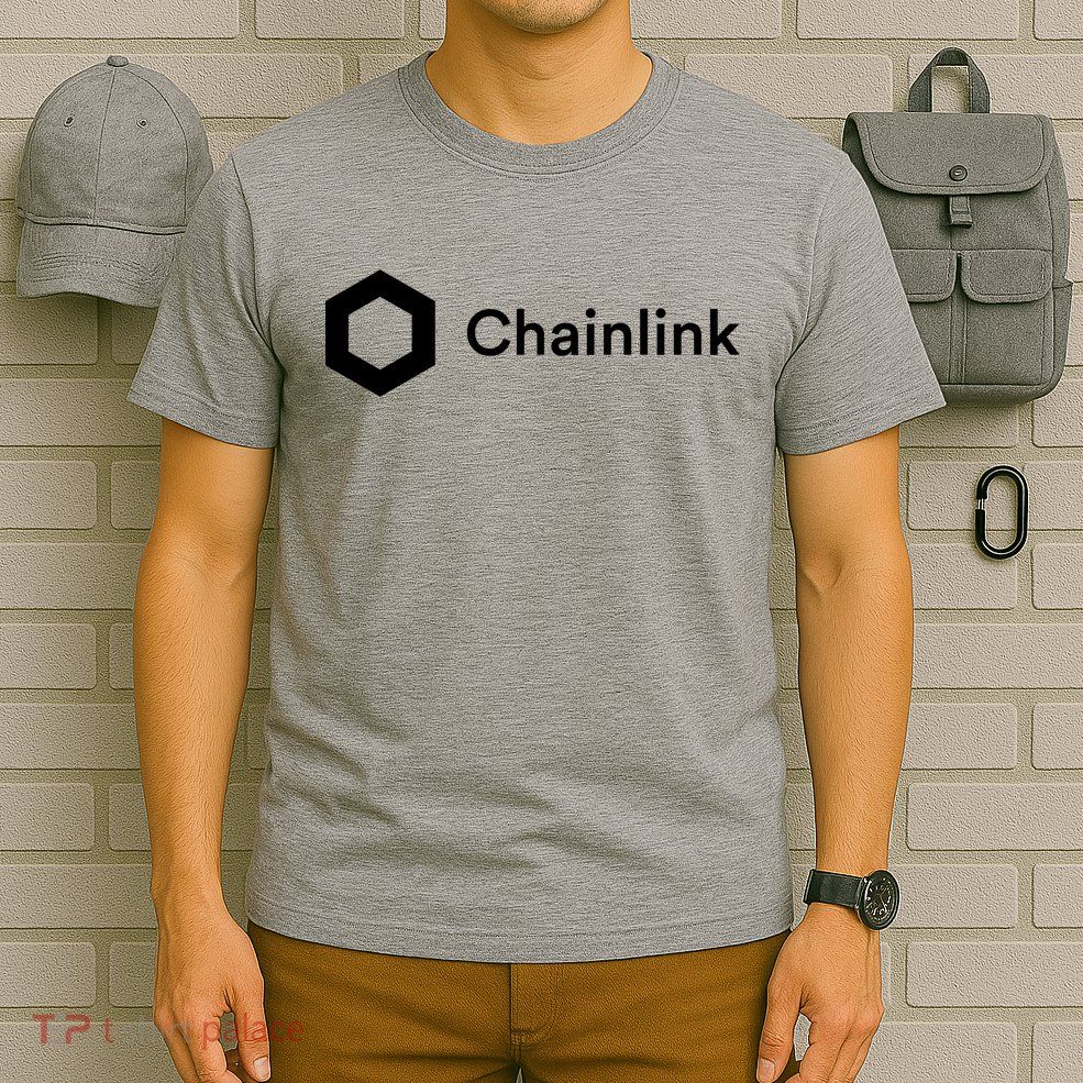 Chainlink LINK Logo, Chainlink Crypto Logo Blockchain DeFi T-Shirt