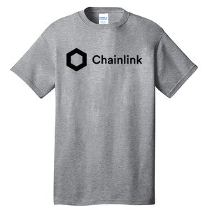 Chainlink LINK Logo, Chainlink Crypto Logo Blockchain DeFi Tall T-Shirt