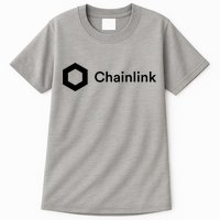 Chainlink LINK Logo, Chainlink Crypto Logo Blockchain DeFi Tall T-Shirt