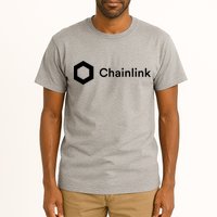 Chainlink LINK Logo, Chainlink Crypto Logo Blockchain DeFi Tall T-Shirt