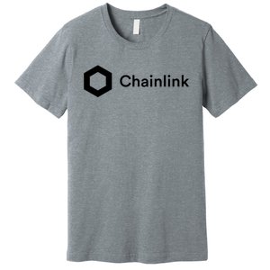 Chainlink LINK Logo, Chainlink Crypto Logo Blockchain DeFi Premium T-Shirt