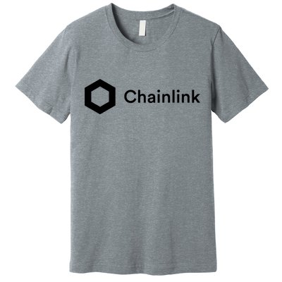 Chainlink LINK Logo, Chainlink Crypto Logo Blockchain DeFi Premium T-Shirt