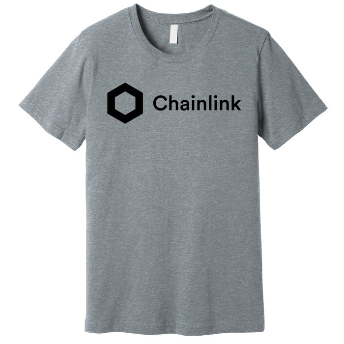 Chainlink LINK Logo, Chainlink Crypto Logo Blockchain DeFi Premium T-Shirt