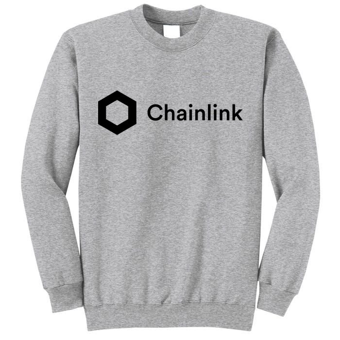Chainlink LINK Logo, Chainlink Crypto Logo Blockchain DeFi Tall Sweatshirt