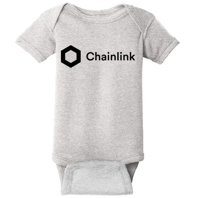 Chainlink LINK Logo, Chainlink Crypto Logo Blockchain DeFi Baby Bodysuit