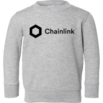 Chainlink LINK Logo, Chainlink Crypto Logo Blockchain DeFi Toddler Sweatshirt