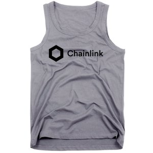 Chainlink LINK Logo, Chainlink Crypto Logo Blockchain DeFi Tank Top