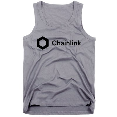Chainlink LINK Logo, Chainlink Crypto Logo Blockchain DeFi Tank Top