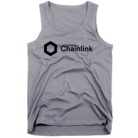 Chainlink LINK Logo, Chainlink Crypto Logo Blockchain DeFi Tank Top