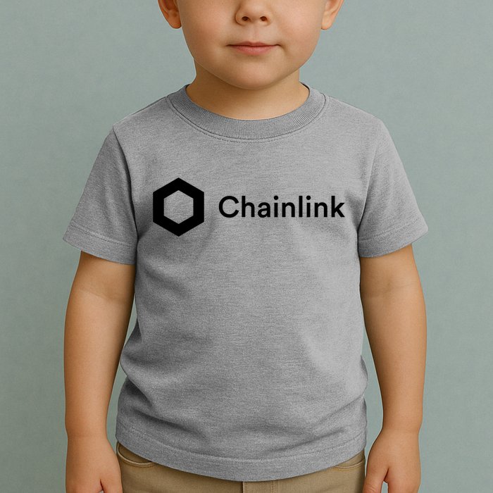 Chainlink LINK Logo, Chainlink Crypto Logo Blockchain DeFi Toddler T-Shirt