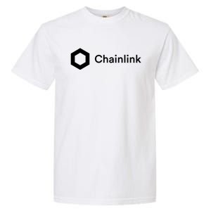 Chainlink LINK Logo, Chainlink Crypto Logo Blockchain DeFi Garment-Dyed Heavyweight T-Shirt