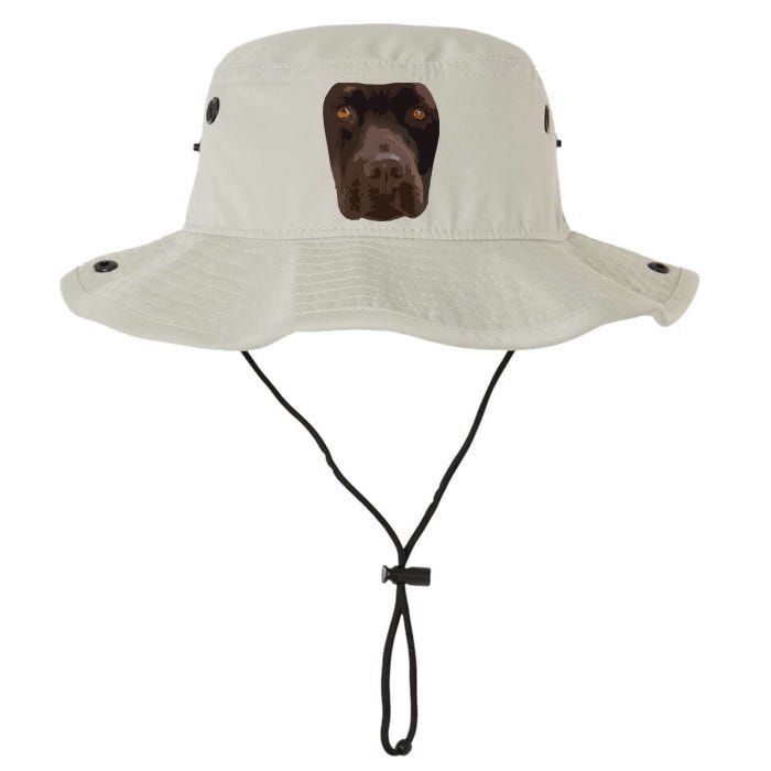 Chocolate Lab Lovers Dark Brown Dog Face Costume Legacy Cool Fit Booney Bucket Hat