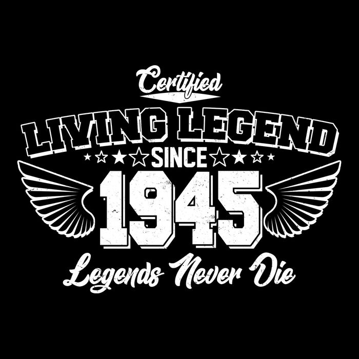Certified Living Legend Since 1945 Legends Never Die 80th Birthday Wings Impact Tech Backpack