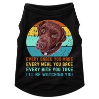 Chocolate Lab Labrador Retriever Dog Every Snack you Make Doggie Tank