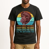Chocolate Lab Labrador Retriever Dog Every Snack you Make Tall T-Shirt