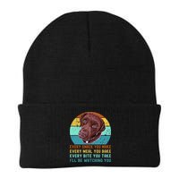 Chocolate Lab Labrador Retriever Dog Every Snack you Make Beanie