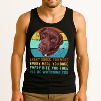 Chocolate Lab Labrador Retriever Dog Every Snack you Make Tank Top