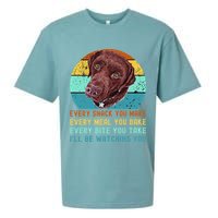 Chocolate Lab Labrador Retriever Dog Every Snack you Make Sueded Cloud Jersey T-Shirt