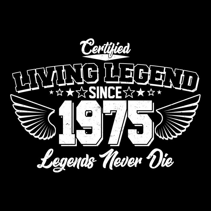Certified Living Legend Since 1975 Legends Never Die 50th Birthday Wings Impact Tech Backpack