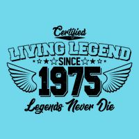 Certified Living Legend Since 1975 Legends Never Die 50th Birthday Wings T-Shirt