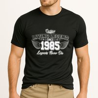 Certified Living Legend Since 1985 Legends Never Die 40th Birthday Wings Performance Shirt