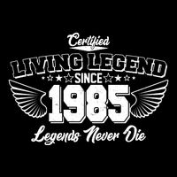 Certified Living Legend Since 1985 Legends Never Die 40th Birthday Wings Performance Shirt
