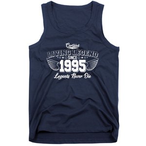 Certified Living Legend Since 1995 Legends Never Die 30th Birthday Wings Tank Top