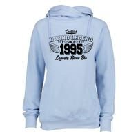 Certified Living Legend Since 1995 Legends Never Die 30th Birthday Wings Womens Funnel Neck Pullover Hood