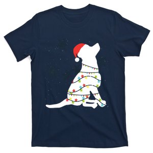 Christmas Lights Labrador Retriever T Dog Lover Gift T-Shirt