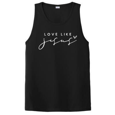 Christian Love Like Jesus Merry Christmas PosiCharge Competitor Tank