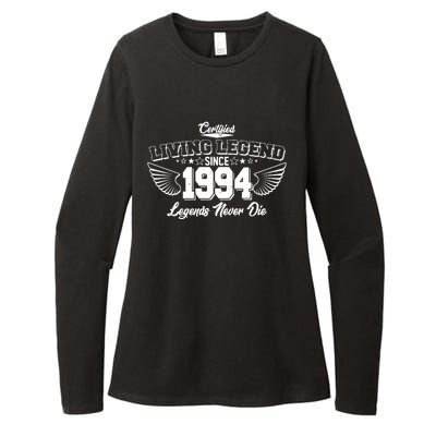 Certified Living Legend Since 1994 Legends Never Die 30th Birthday Wings Womens CVC Long Sleeve Shirt