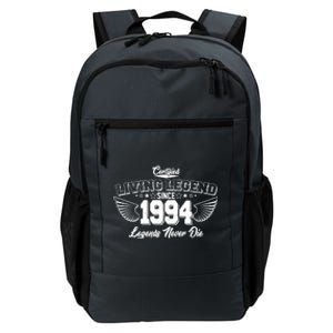 Certified Living Legend Since 1994 Legends Never Die 30th Birthday Wings Daily Commute Backpack