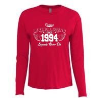 Certified Living Legend Since 1994 Legends Never Die 30th Birthday Wings Womens Cotton Relaxed Long Sleeve T-Shirt