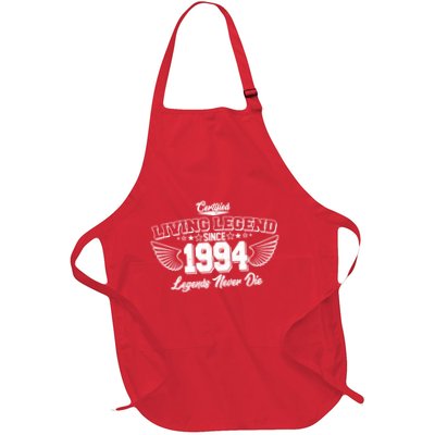 Certified Living Legend Since 1994 Legends Never Die 30th Birthday Wings Apron