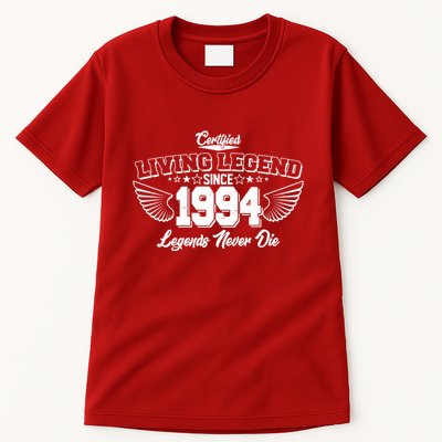 Certified Living Legend Since 1994 Legends Never Die 30th Birthday Wings Tall T-Shirt